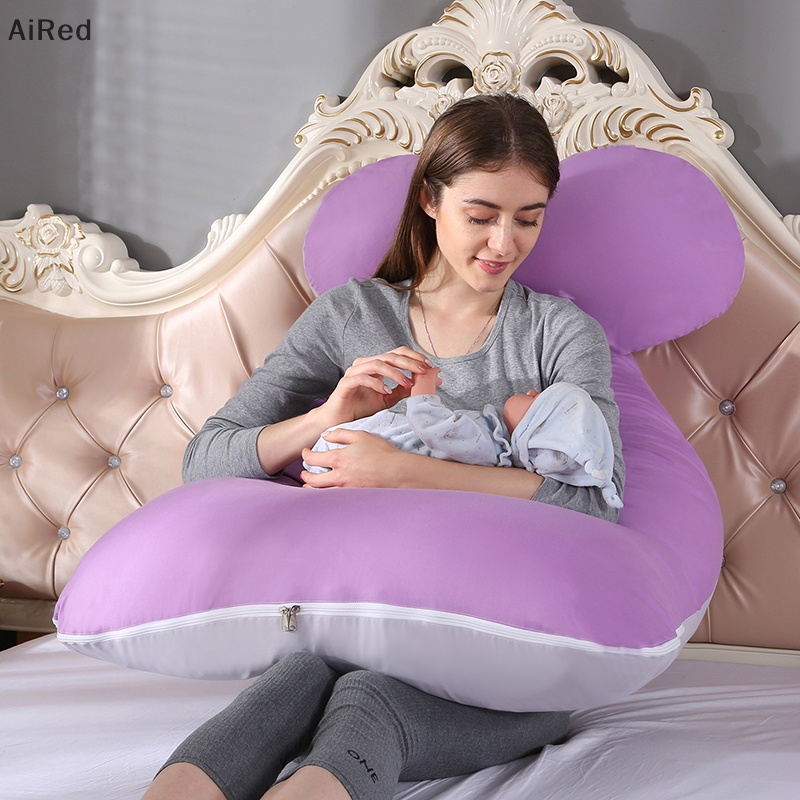 AiRed Washable Pillow Cover for Full Body Maternity Pregnancy U Shape