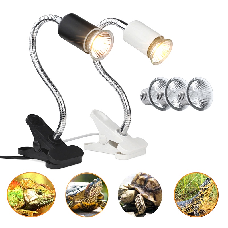 Pet Heating Lamp Reptile UV Light Bulb Habitat Basking Lamp for Lizard