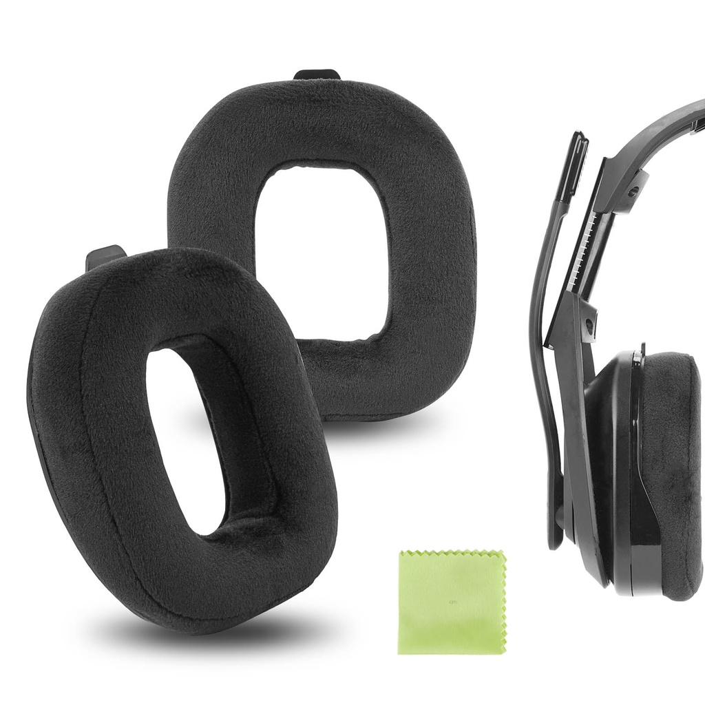 Geekria Velour Replacement Ear Pads for Astro A50 Gen 4 Headphones Ear