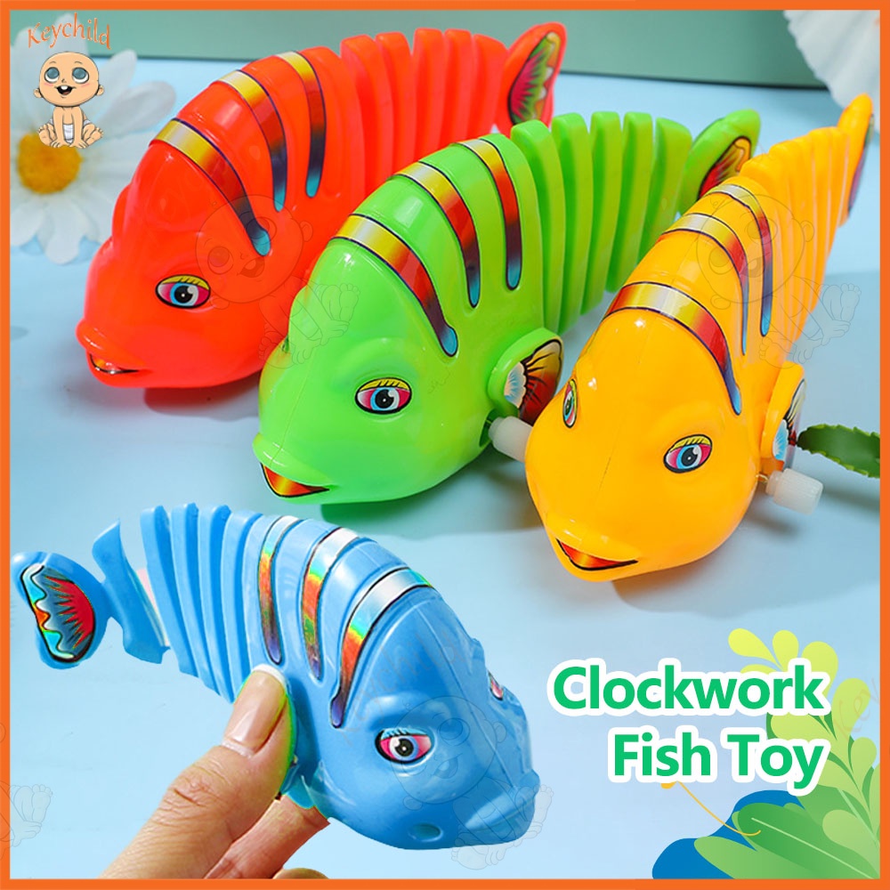 【COD】Moving Fish Toy Clockwork Fish Toy Dancing Fish Toy For Baby ...