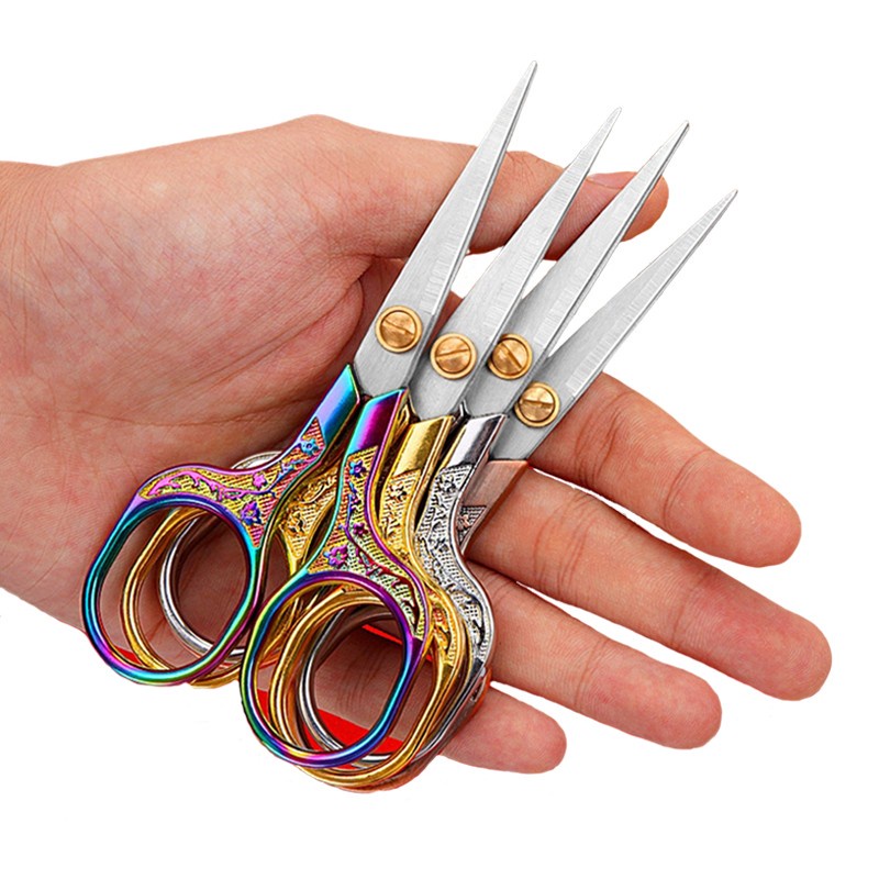 Stainless Steel Vintage Scissors Sewing Fabric Cutter Embroidery