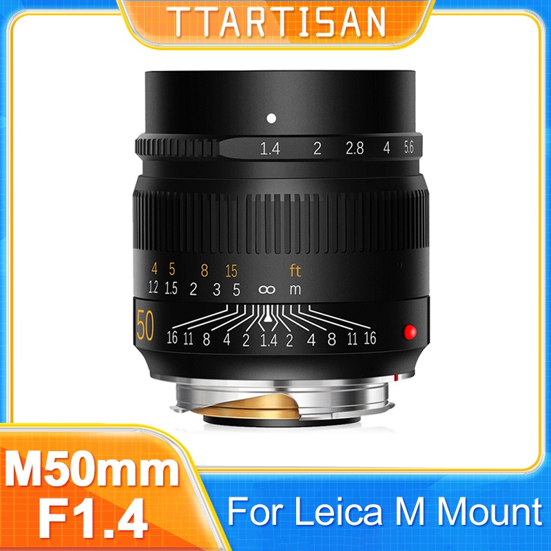 TTArtisan 50mm ASPH Full Fame Lens for Leica M-Mount Cameras Like  Leica M-Mount