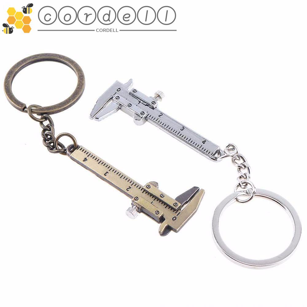 CORDELL Vernier Caliper Keychain Simulation Ruler Adjustable 04cm Car