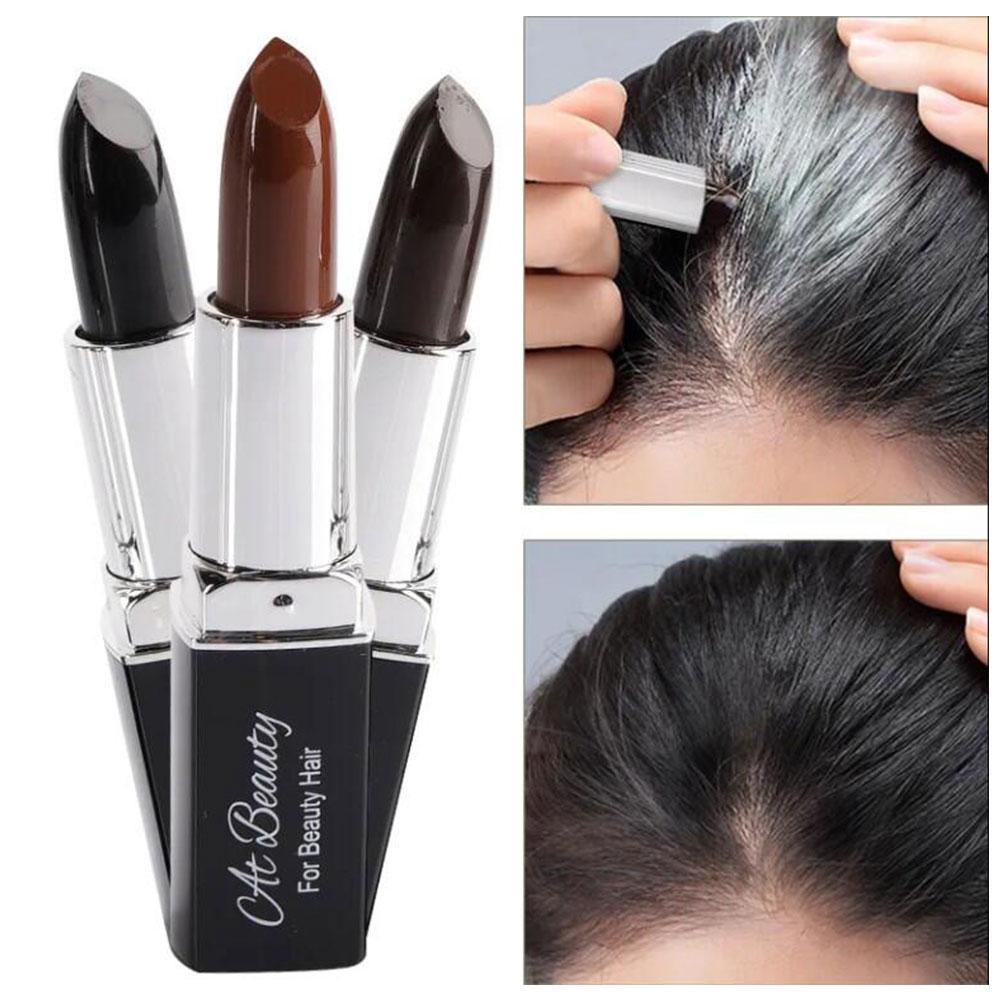 Temporary Lipstick Hair Dye Pen One-Time Cover White Hair Hair Color ...