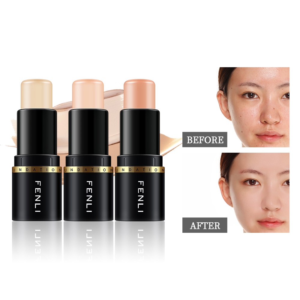 SANIYE Professional Foundation Stick 3 Colors Skin Tone Full Coverage ...