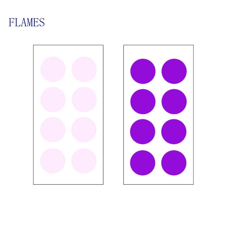 FL 8pcs sheet Color Changing Paper UV Intensity Detection Outdoor ...