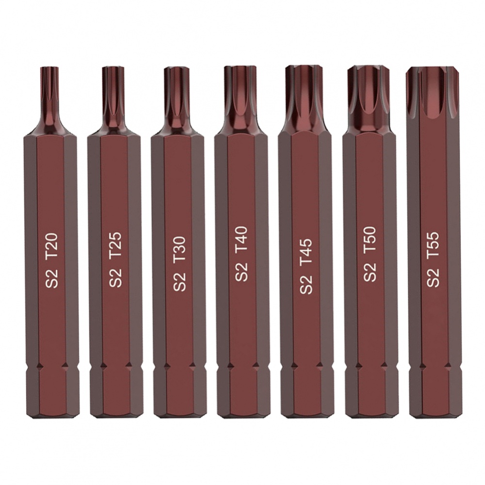 Uxcell Magnetic Torx Bit T45 – 3/8 Inch Hex Shank, 75mm Long, S2 Alloy Steel, For Screwdrivers, Drills, And Power Tools