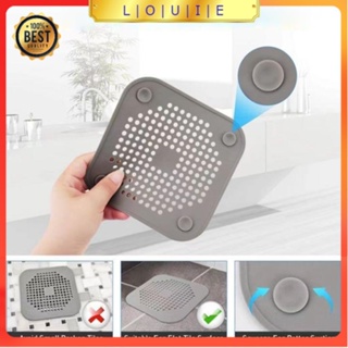 Bovinde Hair Drain Catcher,Square Drain Cover for Shower Silicone