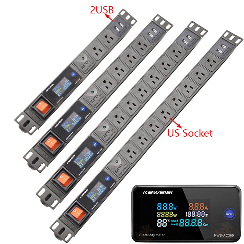 Surge protection with digital display instrument, American standard