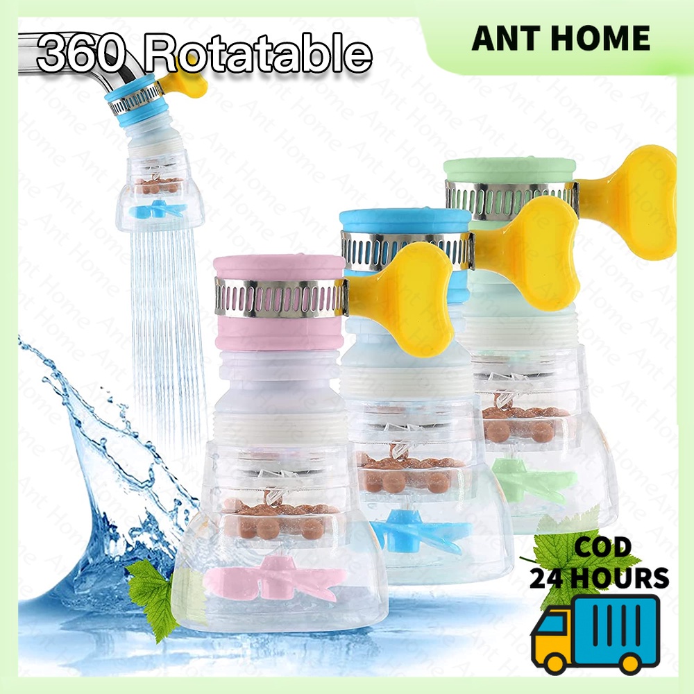 Water Filter 360 Degree Retractable Faucet Water Saving Kitchen Faucet