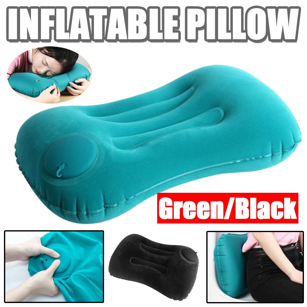 Inflatable Travel Pillow Press Type Inflatable Pillow Multifunction ...