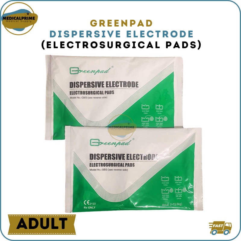 GREENPAD Dispersive Electrode Electrosurgical Pads Shopee Philippines