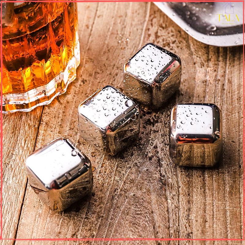 Box of 6 Permanent Ice Cubes SUS304 Non-melting Cooling, Cooling Drinks ...