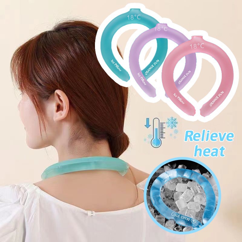 【COD】Neck Cooler Tube Summer Neck Cooling Ring Reusable Outdoor Sports