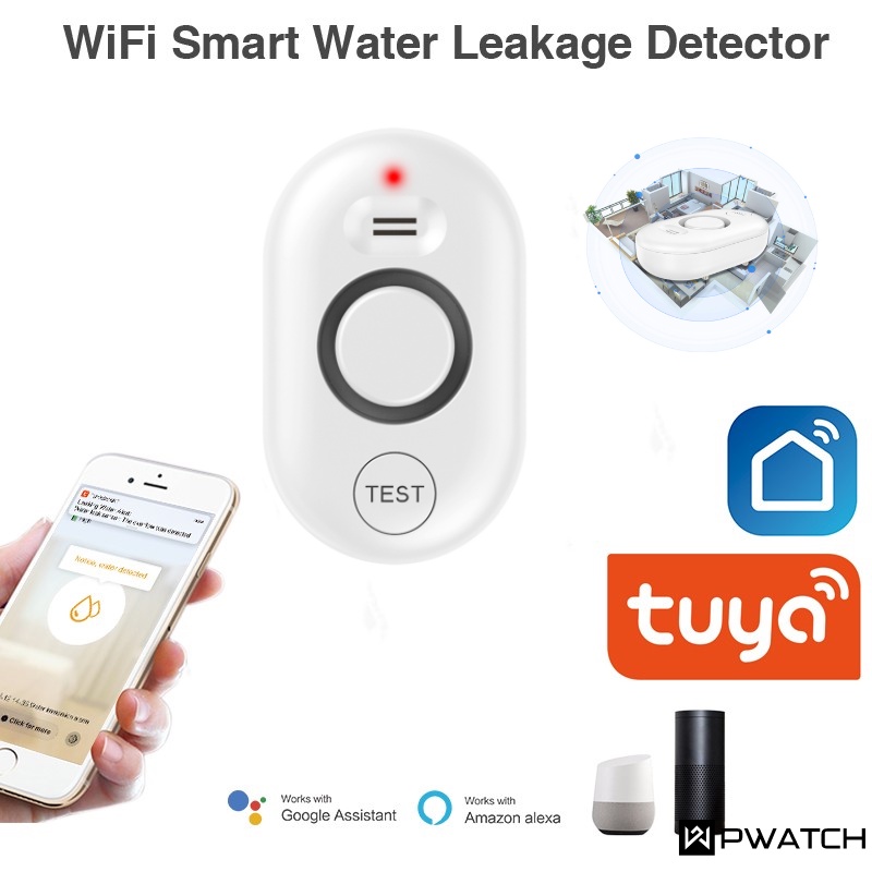 Tuya Water Leak Detector Flood Sensor Wifi Water Tank Full Water