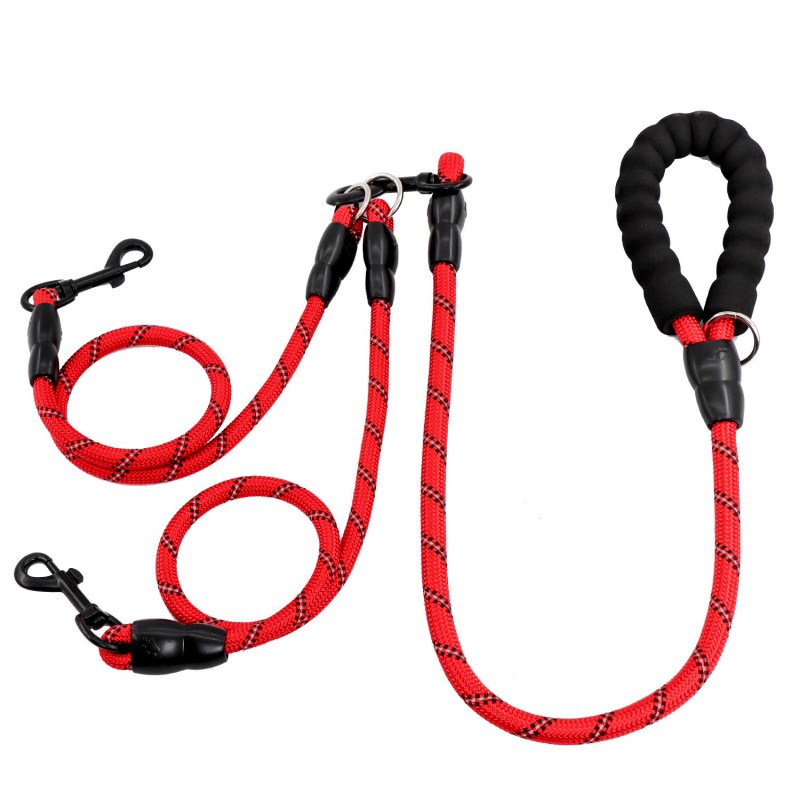 Pet Dog 1 Traction 2 Dogs Leash Rope | Shopee Philippines