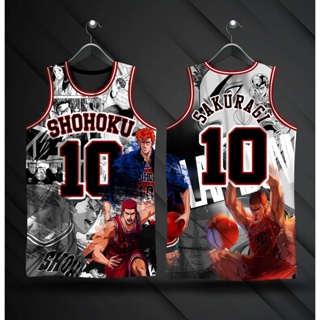 Slam Shohoku High School No 10 Hanamichi Sakuragi Cosplay Vest