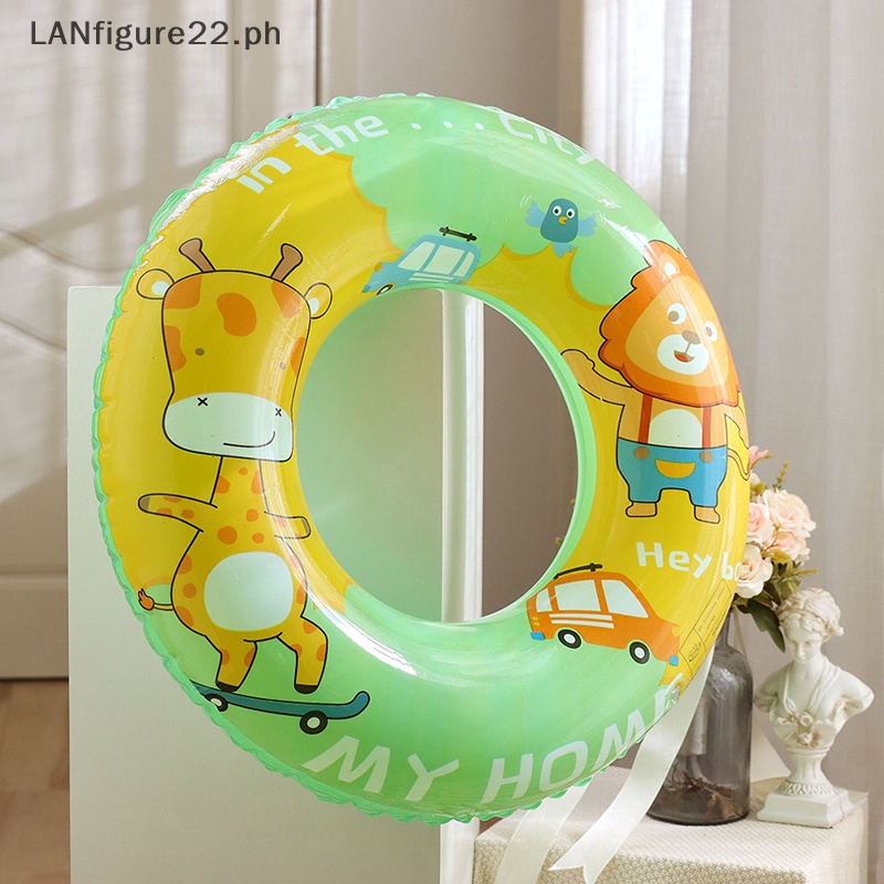 LANfigure Swimming Pool Rings Seat Cute Animal Inflatable Swim Ring
