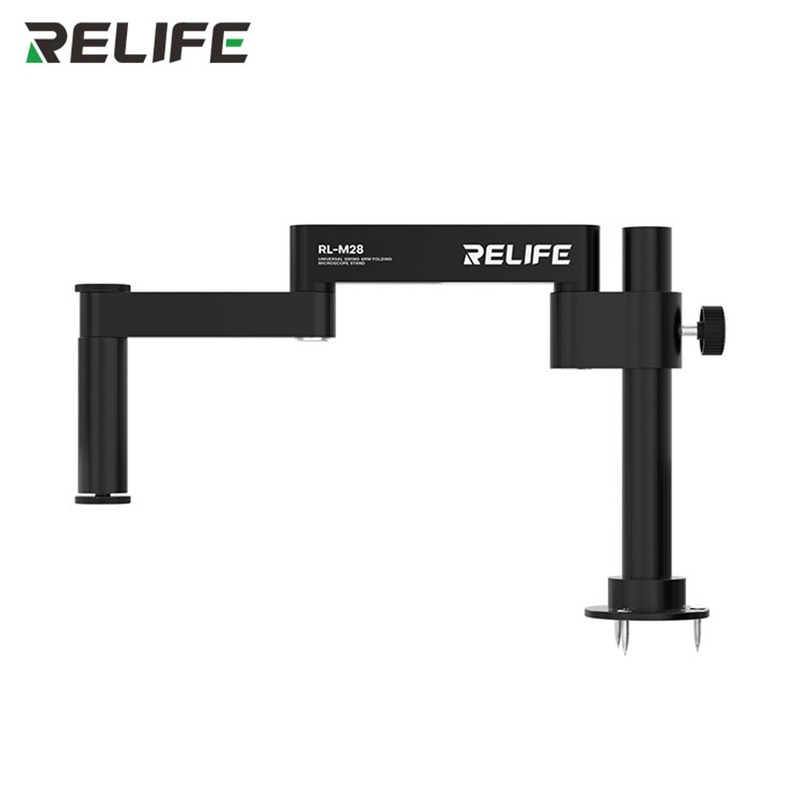 RELIFE RLM28 Universal Microscope Swing Arm Bracket Telescopic Folding
