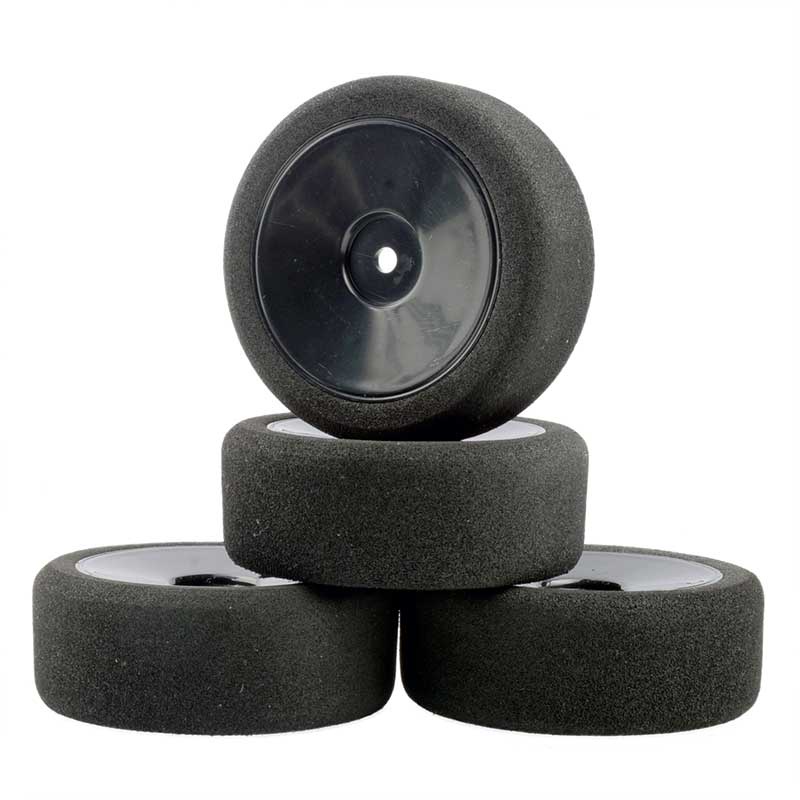 12mm Hex RC Racing Cars Accessories 4Pcs Set Racing Foam Tire Wheel Rim Set For HSP HPI 1/10 On