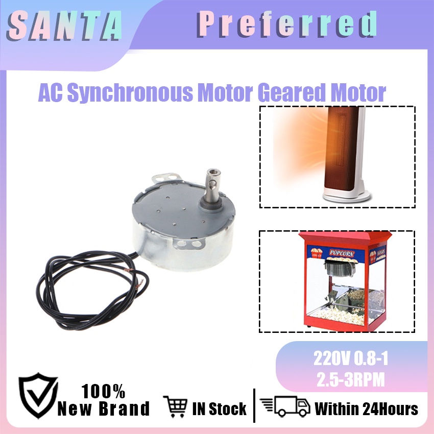 TYC50 Cw/Ccw AC 220-240V Synchronous Motor 4W 0.8-3RPM Parts for ...