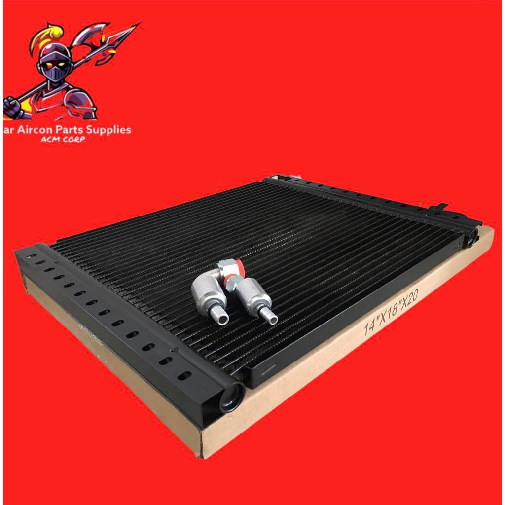 Aircon Universal Condenser Laminated 14x18 Car Aircon parts | Shopee ...