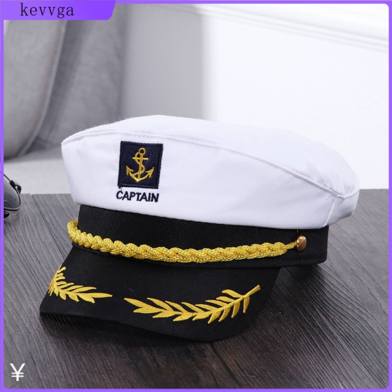 Hat Captain Sailor Boat Captains Hats Adult Navy Yacht Costume Capmen ...