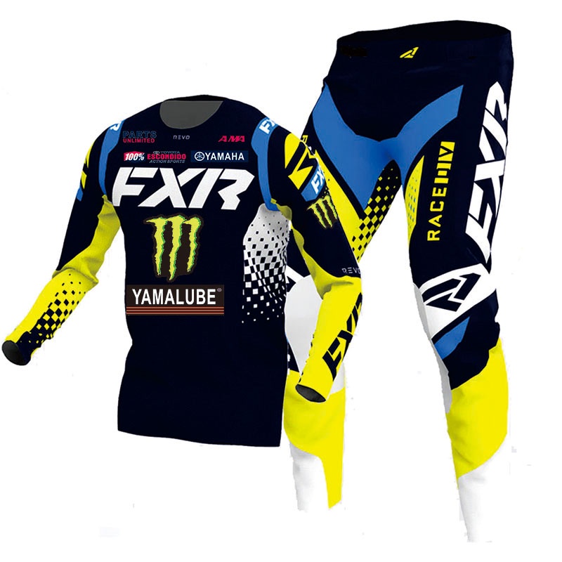 FXR Motocross Jersey & Pant Kits racing suit Racer Gear Set Mens Kits