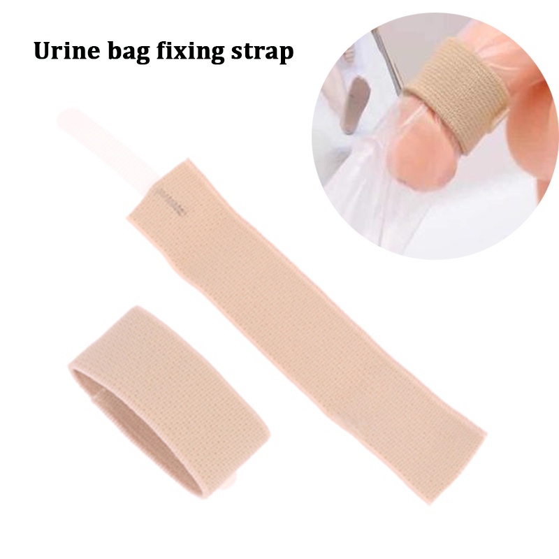 Adjustable Patients Fixed Urine Bag Straps Washable Soft Adult Urine