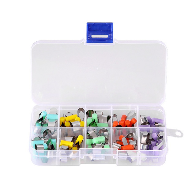 50Pcs Dental Forming Sheet Orthodontic Sectional Contoured Metal