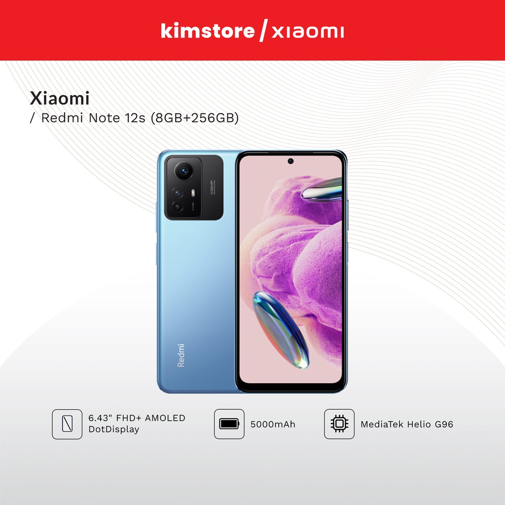 Xiaomi Redmi Note 12s 8gb 256gb Onyx Black