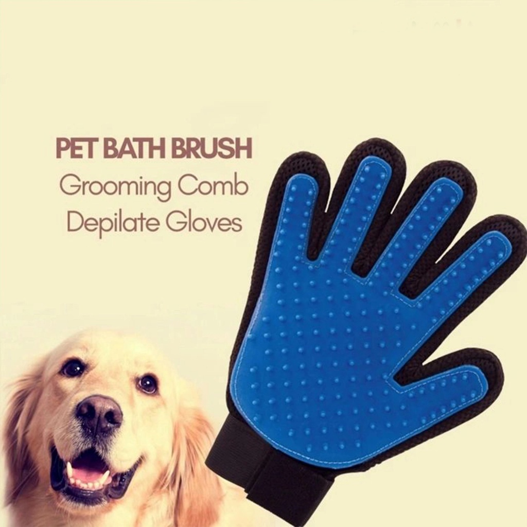 VPS Five Finger Deshedding Glove Gentle Grooming Glove Great Cats