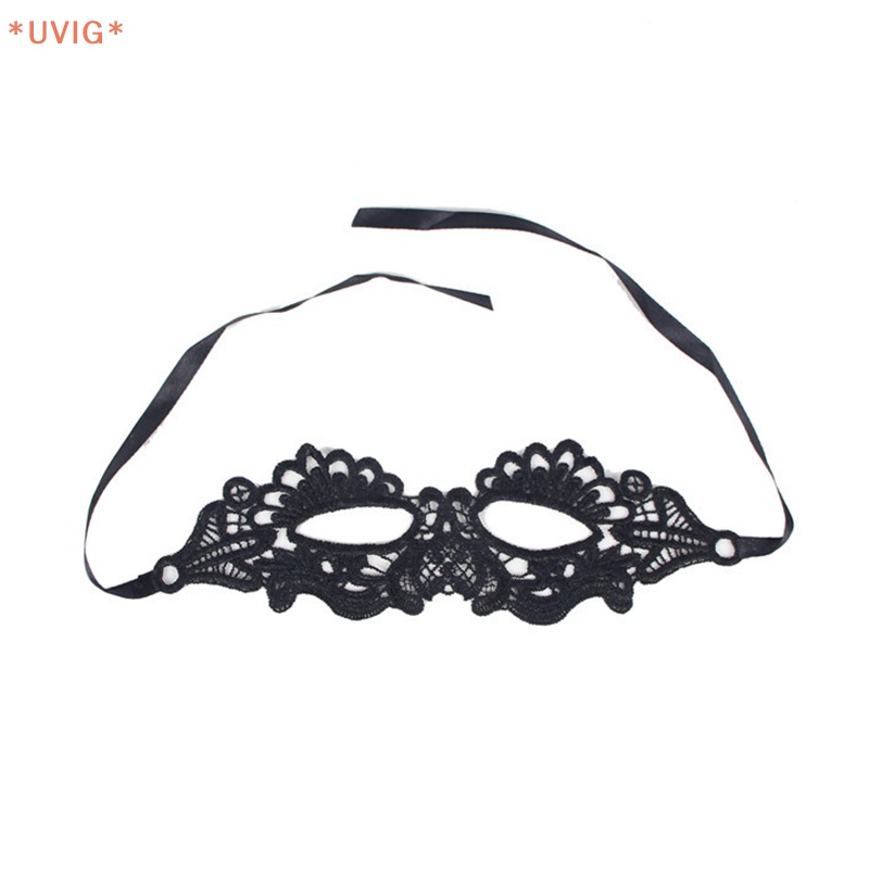 Uvig Sexy Black Lace Eye Mask For Masquerade Ball Party Fancy Dress Costume Halloween New 5234