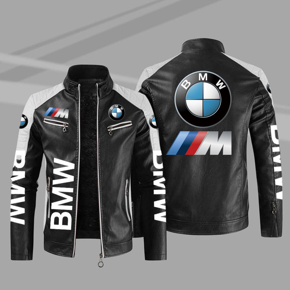 BMW M LOGO Jacket Windbreaker M2 M3 M4 M5 M6 Racing Leather Long Sleeve ...