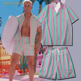 Cheap Barbie Ken Ryan Gosling Barbie Cosplay Costume Hawaiian