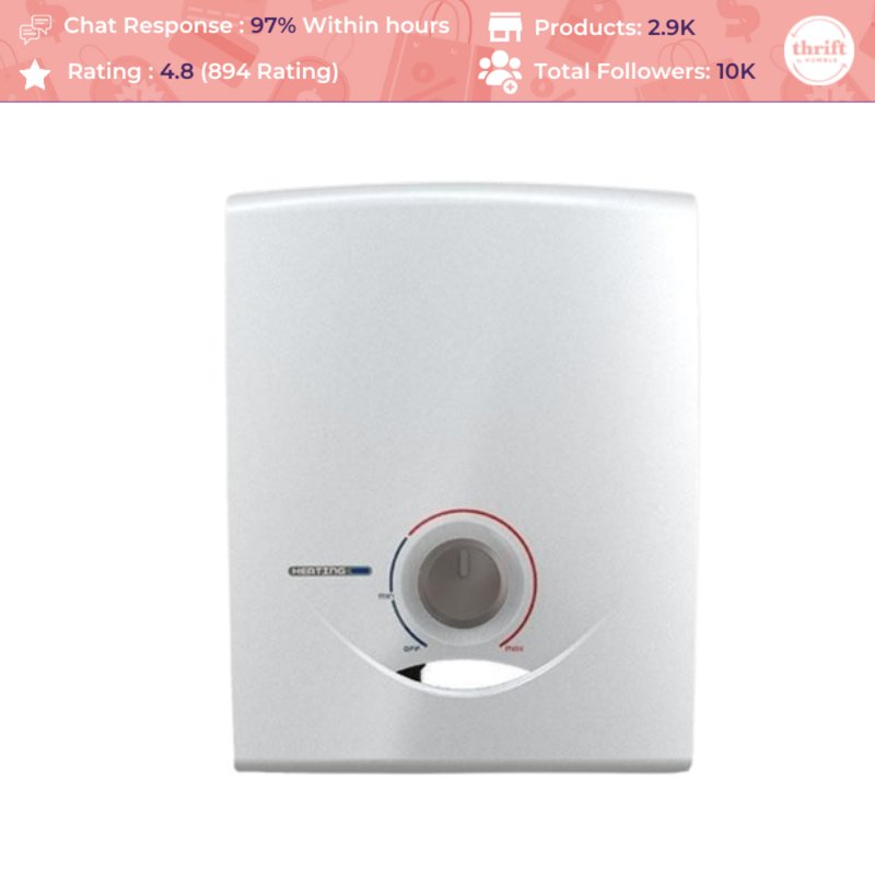 Ariston Aures Easy Hook Single Point Water Heater 3.5kw (SB35E