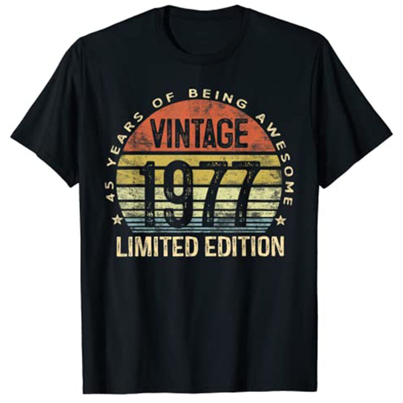 45 Jaar Oude Geschenken Vintage 1977 Limited Edition 45th Verjaardag T ...