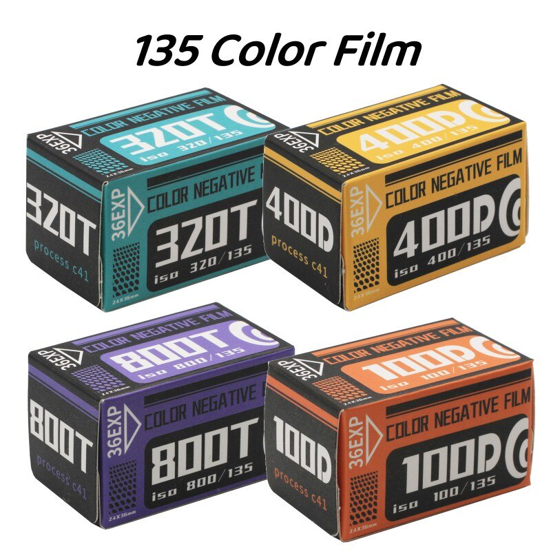 1 Roll 35MM Film Color Negative Cine 100D 400D 320T 800T Vision 3