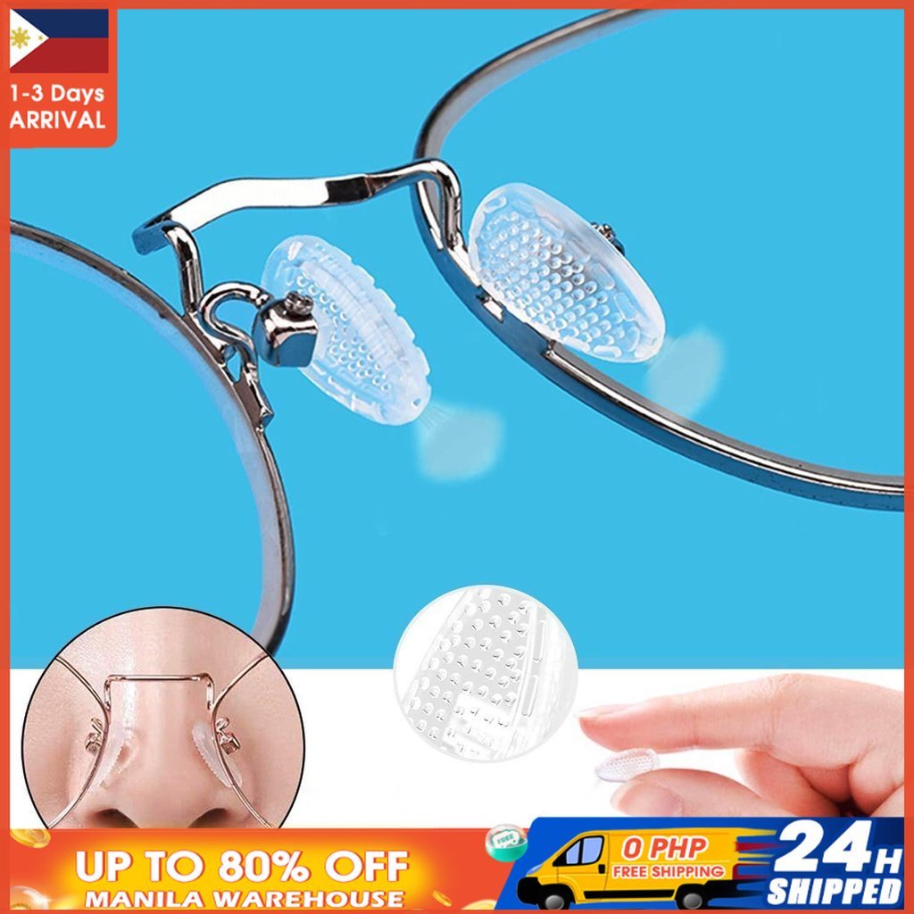 Transparent Silicone Eyeglass Airbag Soft Nose Pads on Nose Pad Glasses Care AntiSlip Tools