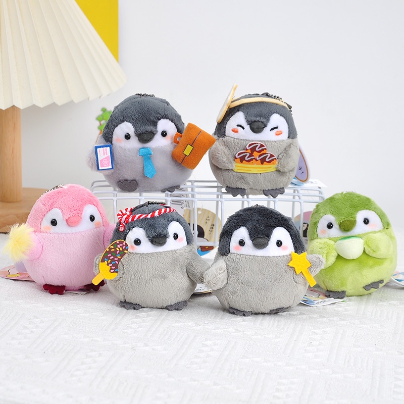 Kawaii Koupen Chan Penguin Plush Keychain Cute Keychains Stuffed Toy ...