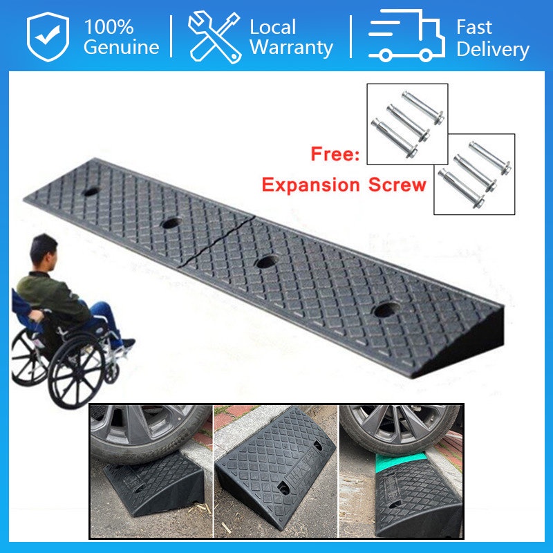 Car Ramp Mat Curb Step Ramp Kereta Motorcycle Wheelchair Heavy Duty ...