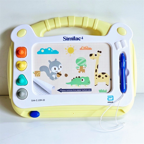 Self-erasing drawing board with magnetic pen for children (color ...