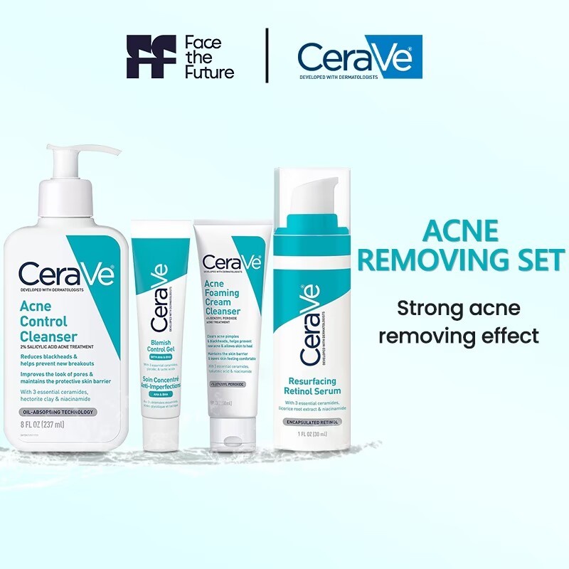 CeraVe Acne Control Face Wash Foaming Cream oil Cleanser Gel