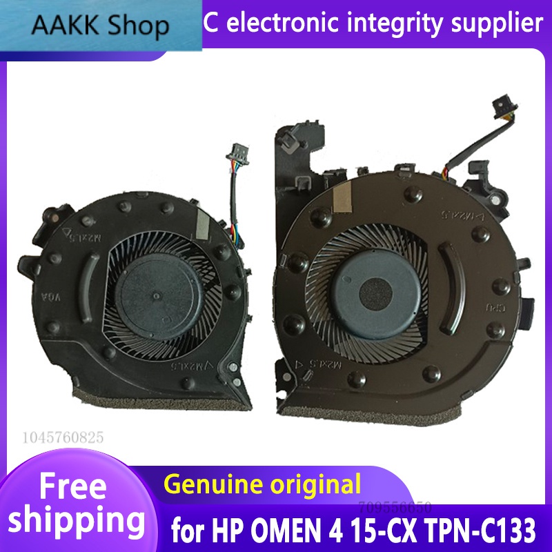 Original New CPU GPU Cooler Fan for HP OMEN 4 15-CX TPN-C133 Laptop ...
