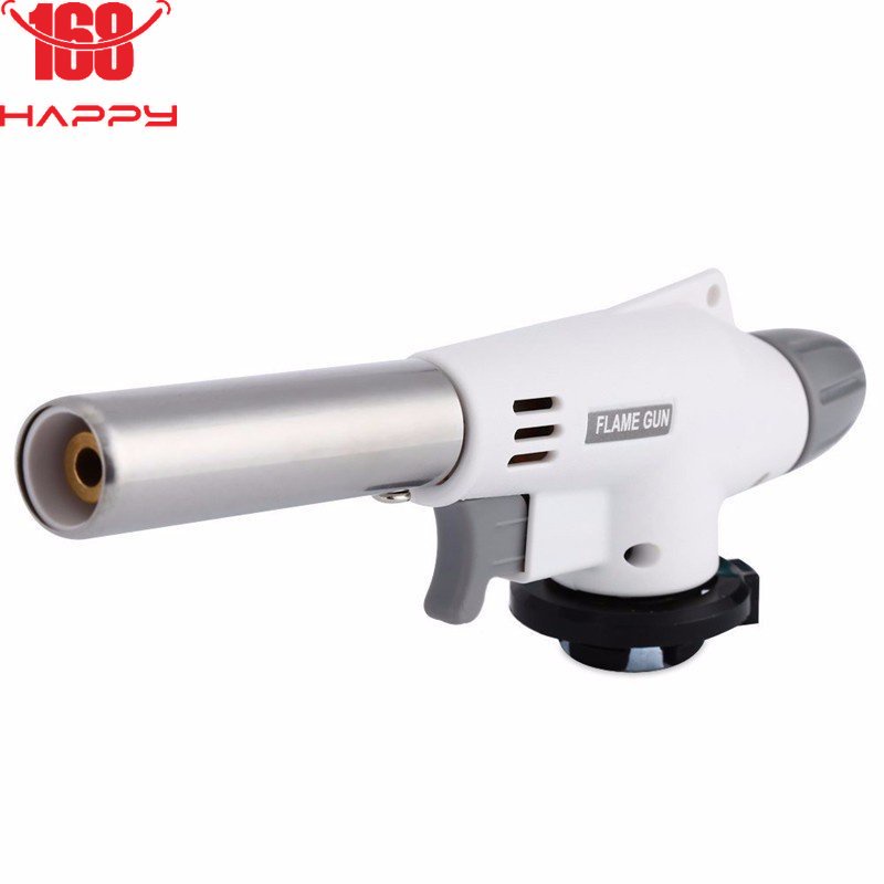 Explosive white portable air-blown flame gun butane automatic ignition ...