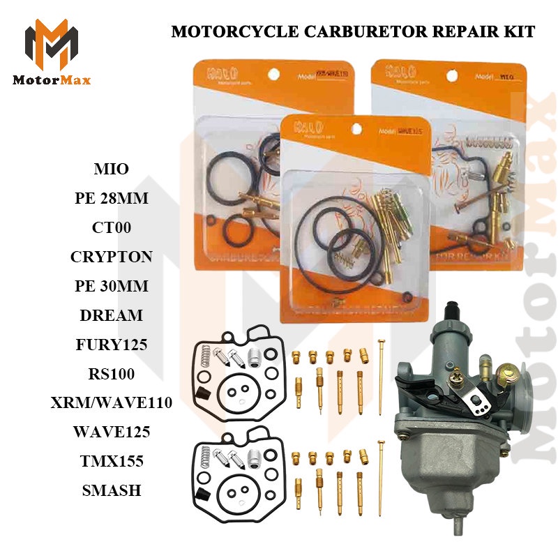 Motorcycle Carburetor Repair Kit Motorcycle Carburetor Accessories And Parts Shopee Philippines
