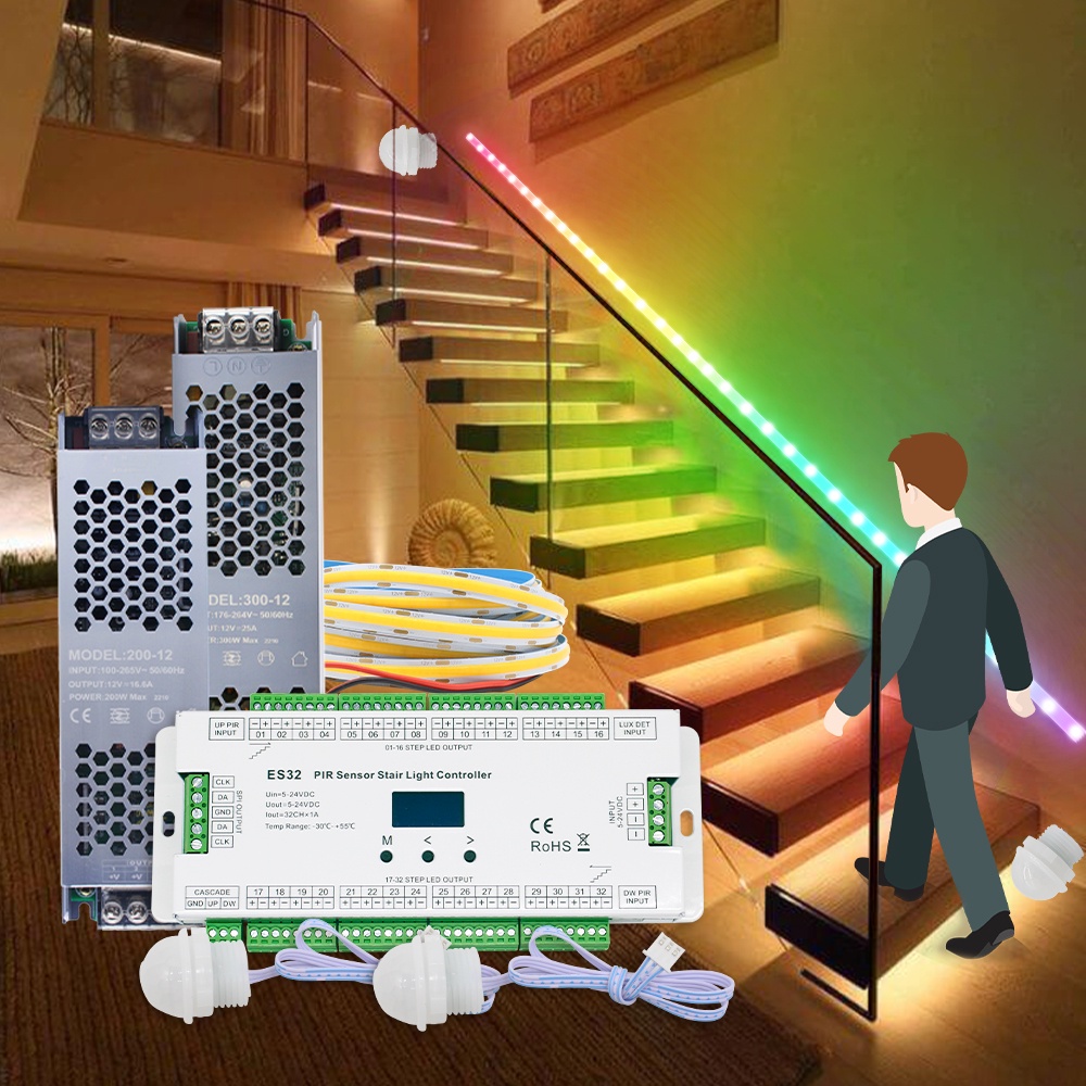 pir-motion-sensor-light-controller-es32-12v-24v-single-color-rgb-pixel