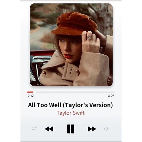 All Too Well Taylor Swift Red Play Music Hot Song Artists Popular Album ...