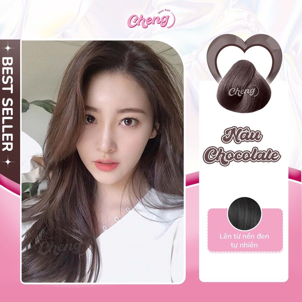 CHOCOLA BROWN Hair Dye - CHOCOLATE BROWN with free oxygen and gloves ...