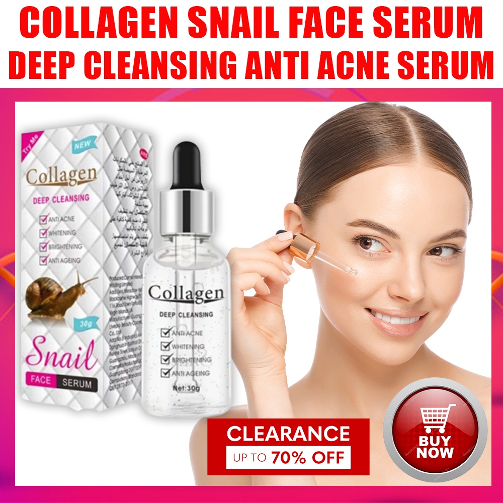 Collagen Snail White Facial Oil Deeply Moisturizes Anti Aging Brighten